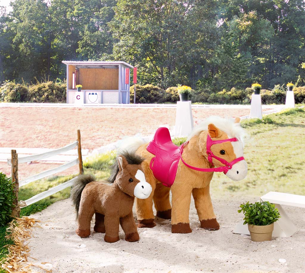 BABY born® Chodící koník s hříbátkem