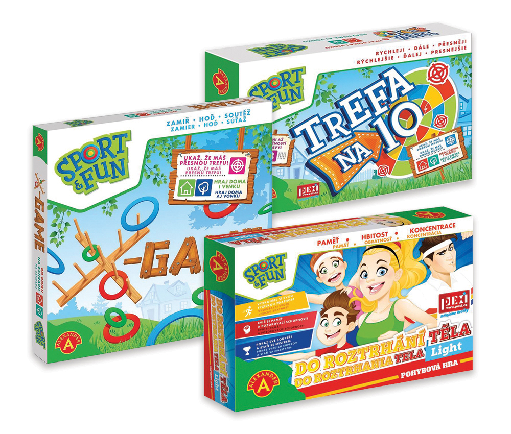 Pexi Sport&Fun – pohybové hry