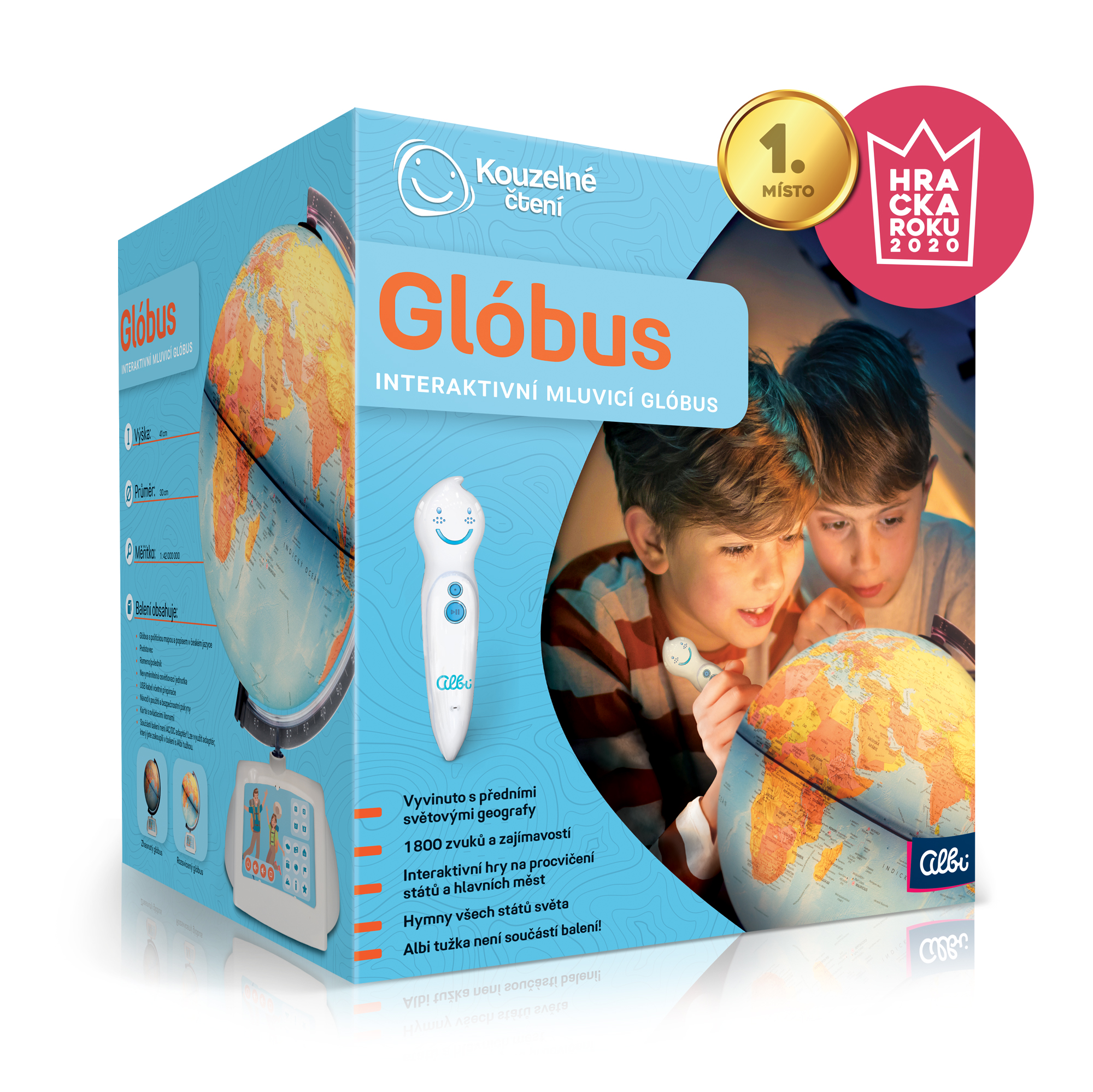 Kouzelné čtení - Glóbus - interaktivní mluvící glóbus