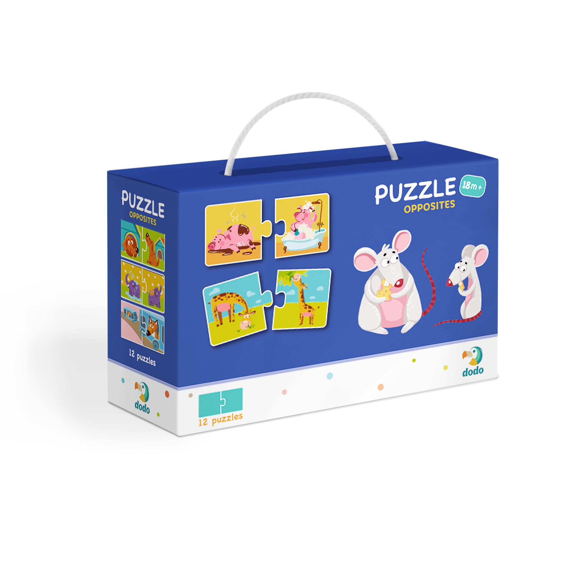 Puzzle Duo Protiklady -12x2 dílků