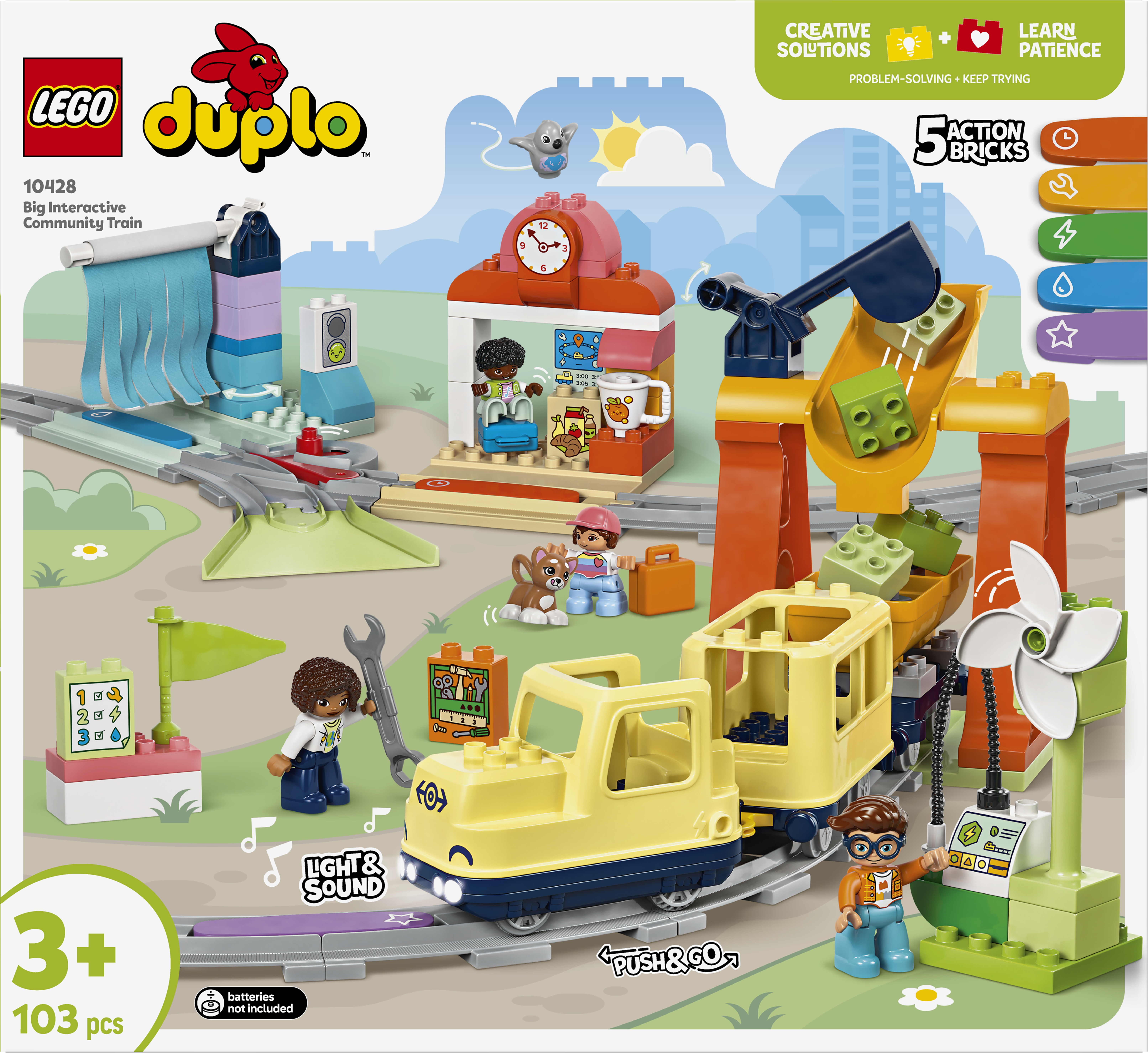 LEGO® DUPLO® 10428 Velký interaktivní komunitní vláček