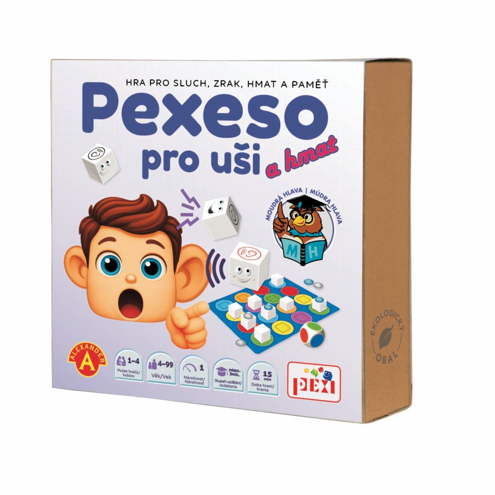 Pexeso pro uši a hmat - hra pro 3 smysly a barvy